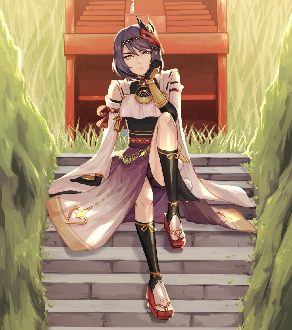 kujou sara (genshin)